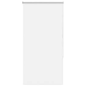 vidaXL Rullgardin mörkläggningsgardin vit 80x175 cm tyg bredd 75,7 cm