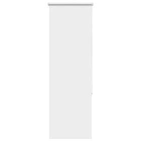 vidaXL Rullgardin mörkläggning vit 40x130 cm tyg bredd 35,7 cm