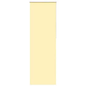 vidaXL Rullgardin mörkläggningsgul 65x210 cm tyg bredd 60,7 cm