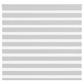 vidaXL Rullgardin zebra ljusgrå 155x150 cm tyg bredd 150,9cm polyester