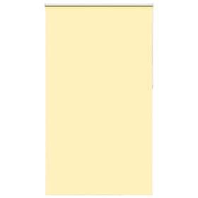 vidaXL Rullgardin mörkläggningsgul 130x230 cm tygbredd 126,6 cm
