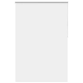 vidaXL Rullgardin mörkläggning vit 145x230 cm tyg bredd 141,6 cm