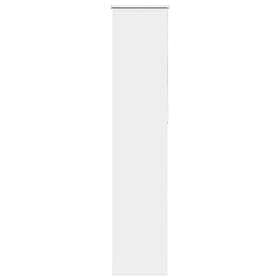 vidaXL Rullgardin mörkläggning vit 50x210 cm tyg bredd 45,7 cm