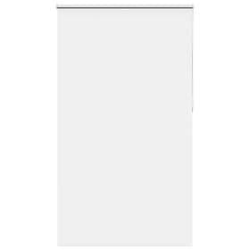 vidaXL Rullgardin mörkläggningsvit 140x210 cm tyg bredd 136,6 cm