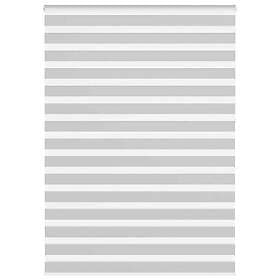 vidaXL Rullgardin zebra ljusgrå 165x230 cm tyg bredd 160,9cm polyester