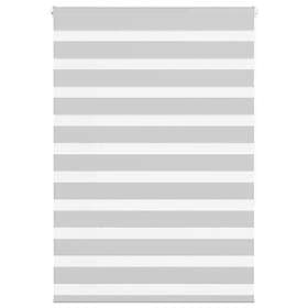 vidaXL Rullgardin zebra ljusgrå 105x150 cm tyg bredd 100,9cm polyester