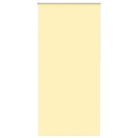 vidaXL Rullgardin mörkläggningsgul 105x230 cm tyg bredd 100,7 cm