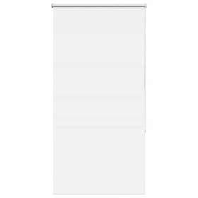 vidaXL Rullgardin mörkläggning vit 70x130 cm tyg bredd 65,7 cm
