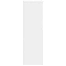 vidaXL Rullgardin mörkläggningsgardin vit 80x210 cm tyg bredd 75,7 cm