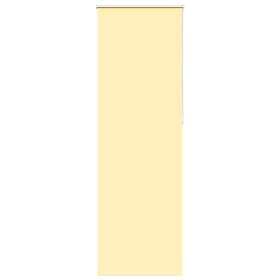 vidaXL Rullgardin mörkläggningsgul 85x230 cm tyg bredd 80,7 cm