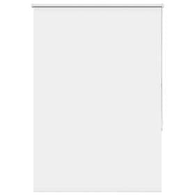 vidaXL Rullgardin mörkläggningsvit vit 100x150 cm tyg bredd 95,7 cm