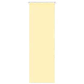 vidaXL Rullgardin mörkläggningsgul 60x150 cm tyg bredd 55,7 cm
