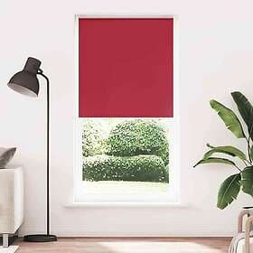 vidaXL Rullgardin mörkläggningsröd 110x230 cm tygbredd 105,7 cm