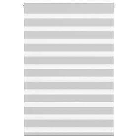 vidaXL Rullgardin zebra ljusgrå 95x100 cm tyg bredd 90,9 cm polyester