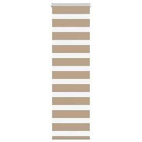 vidaXL Rullgardin zebra 50x100 cm tyg bredd 45,9 polyester