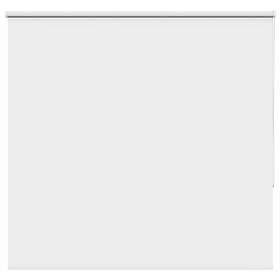 vidaXL Rullgardin mörkläggning vit 165x130 cm tyg bredd 161,6 cm