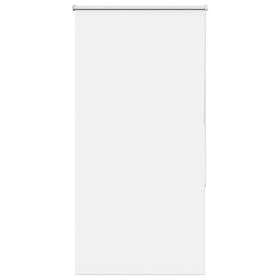 vidaXL Rullgardin mörkläggningsgardin vit 85x175 cm tygbredd 80,7 cm
