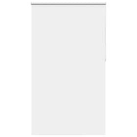 vidaXL Rullgardin mörkläggningsvit 140x230 cm tyg bredd 136,6 cm