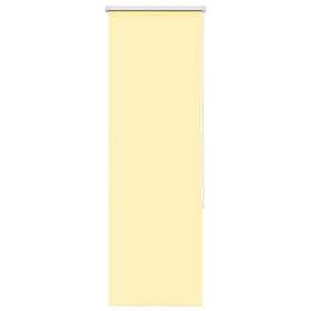 vidaXL Rullgardin mörkläggningsgul 50x130 cm tyg bredd 45,7 cm