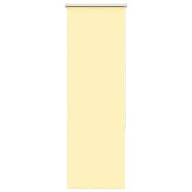 vidaXL Rullgardin mörkläggningsgul 45x150 cm tygbredd 40,7 cm
