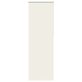 vidaXL Rullgardin mörkläggning naturvit 65x230 cm tyg bredd 60,7 cm