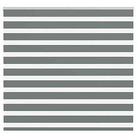 vidaXL Zebra Roller Blind Dark Grey 160x150 cm Polyester