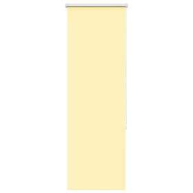 vidaXL Rullgardin mörkläggningsgul 55x150 cm tyg bredd 50,7 cm