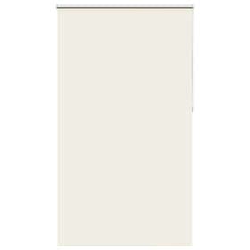 vidaXL Rullgardin mörkläggning naturvit 140x210 cm tygbredd 136,6 cm