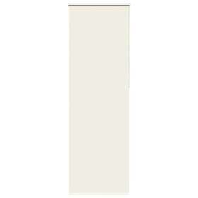 vidaXL Rullgardin mörkläggning naturvit 80x210 cm tygbredd 75,7 cm