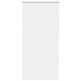 vidaXL Rullgardin mörkläggning vit 90x210 cm tyg bredd 85,7 cm