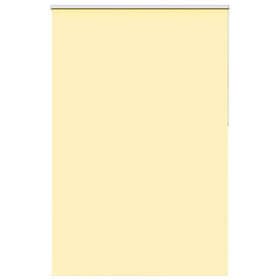 vidaXL Rullgardin mörkläggningsgul 150x230 cm tyg bredd 146,6 cm