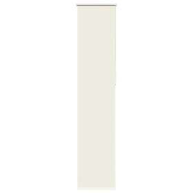 vidaXL Rullgardin mörkläggning naturvit 60x210 cm tygbredd 55,7 cm