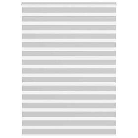vidaXL Rullgardin zebra ljusgrå 165x200 cm tyg bredd 160,9cm polyester