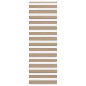 vidaXL Rullgardin zebra 75x200 cm tyg bredd 70,9 polyester