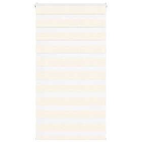 vidaXL Rullgardin zebra 85x100 cm tyg bredd 80,9 polyester