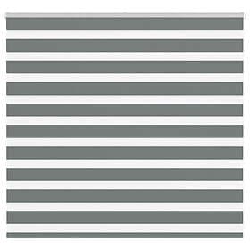 vidaXL Rullgardin zebra mörkgrå 165x100 cm tyg bredd 160,9cm polyester