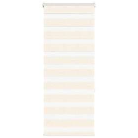 vidaXL Rullgardin zebra 65x150 cm tyg bredd 60,9 cm polyester