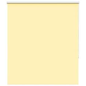 vidaXL Rullgardin mörkläggningsgul 135x150 cm tygbredd 131,6 cm