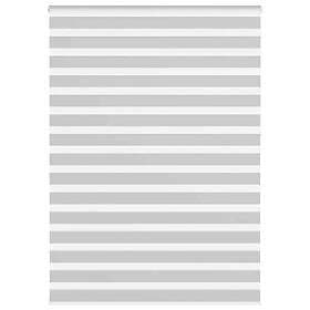 vidaXL Zebra Roller Blind Light Grey 155x230 cm Polyester