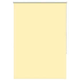 vidaXL Rullgardin mörkläggningsgul 90x150 cm tygbredd 85,7 cm