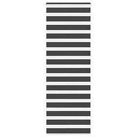 vidaXL Rullgardin zebra svart 85x200 cm tyg bredd 80,9 cm polyester
