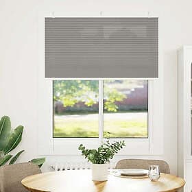 vidaXL Plisserad persienn antracit 110x100 cm tyg bredd 109,4 cm