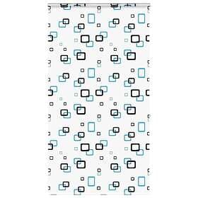 vidaXL Duschrullgardin med kassett 120x240 cm tyg bredd 116