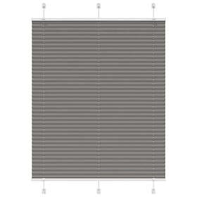 vidaXL Plisserad persienn antracit 110x150 cm tyg bredd 109,4 cm