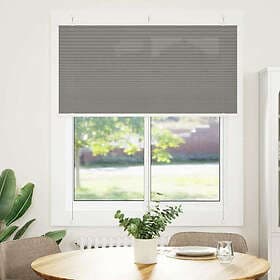 vidaXL Plisserad persienn antracit 115x100 cm tyg bredd 114,4 cm