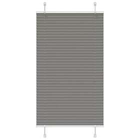 vidaXL Plisserad persienn antracit 70x150cm tyg bredd 69,4cm polyester
