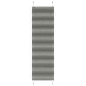 vidaXL Plisserad persienn antracit 65x200cm tyg bredd 64,4cm polyester