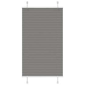 vidaXL Plisserad persienn antracit 75x150cm tyg bredd 74,4cm polyester