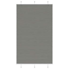 vidaXL Plisserad persienn antracit 115x200 cm tyg bredd 114,4 cm