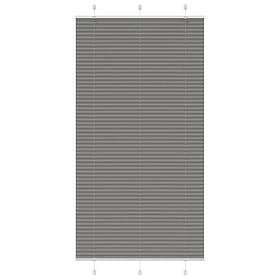 vidaXL Plisserad persienn antracit 105x200 cm tyg bredd 104,4 cm